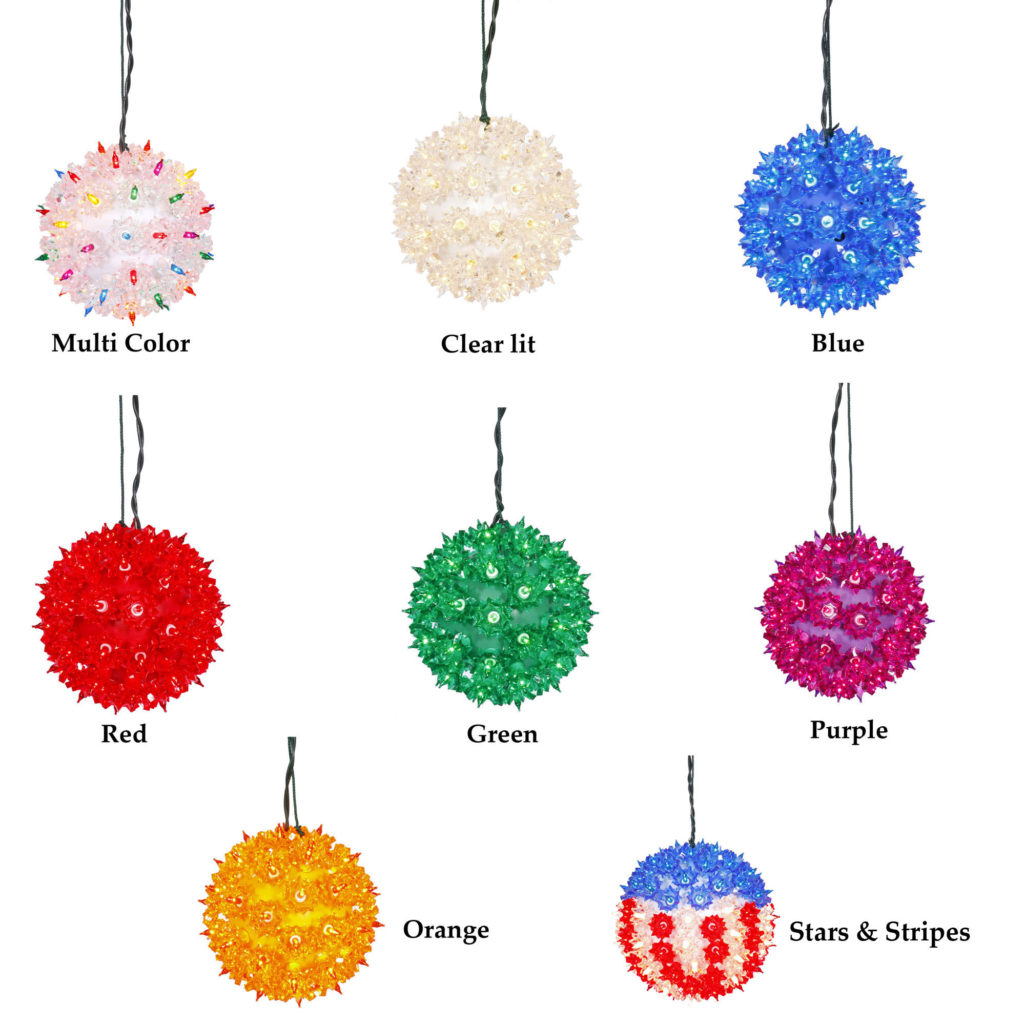 Outdoor inch Starlight Sphere: 100 Pre-Lit Lights