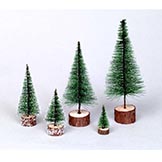 3 inch Artificial Tiny Village Christmas Tree (Single Tree)
