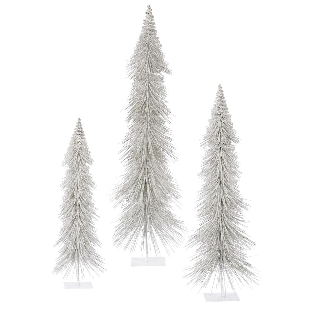 Artificial Layered Christmas Tree (set of 3)