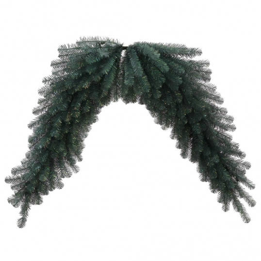 Artificial Blue Crystal Christmas Pine Garland