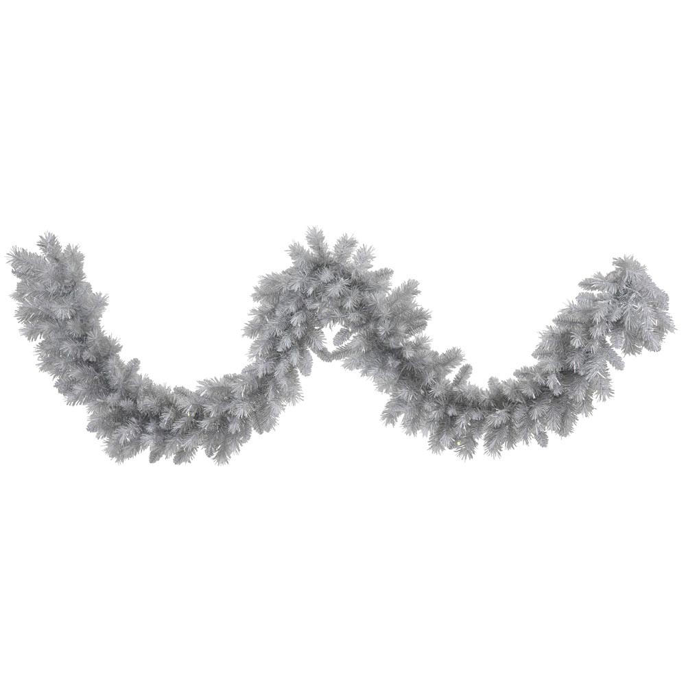 Artificial Silver White Pine Garland | VCK4394