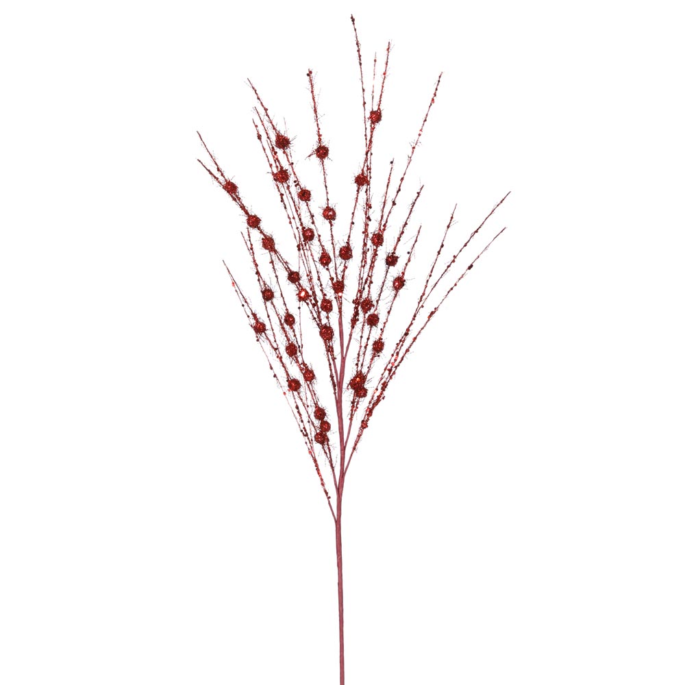 inch Sparkle Berry Christmas Spray: Multiple Colors