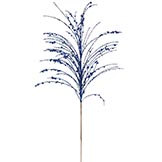 28 inch Glitter Berry Christmas Spray: Blue