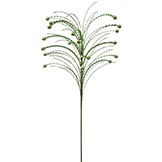 26 inch Sequin Berry Christmas Spray: Light Green