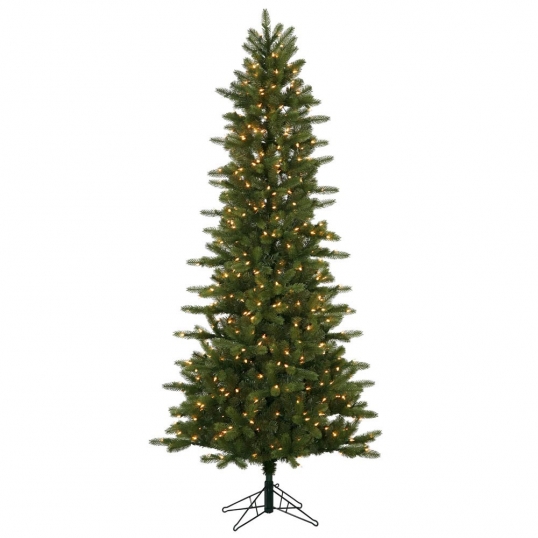 PE/PVC Kennedy Fir Slim Christmas Tree