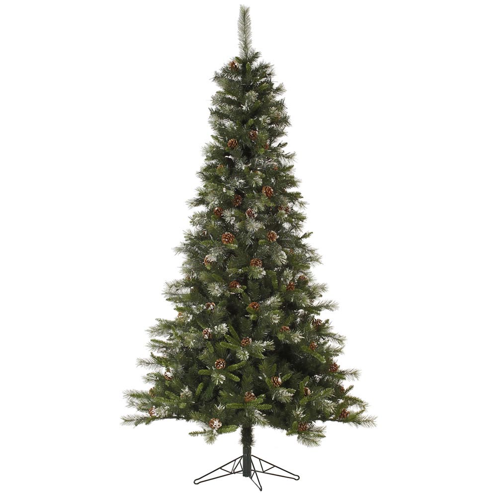 Iced Sonoma Spruce, Laser Glittered Christmas Tree