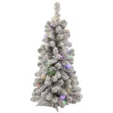 3 foot Medium Flocked Kodiak Mini: Multi-Color Italian & G40 LEDs