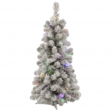 3 foot Medium Flocked Kodiak Mini: Multi-Color Italian & G40 LEDs