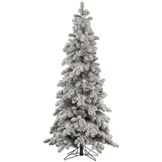 9 foot Medium Flocked Kodiak Spruce Tree: Unlit