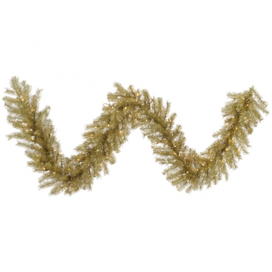 Gold/Silver Tinsel Christmas Garland