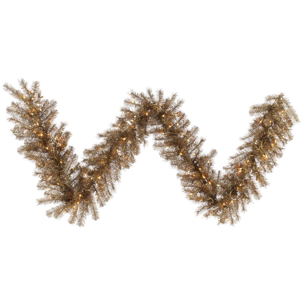 Gold Metal Mixed Tinsel Christmas Garland