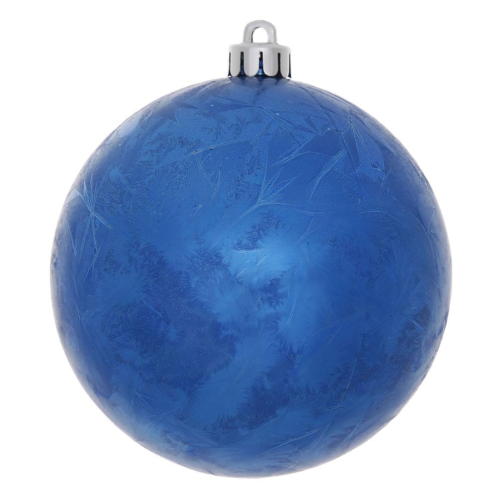 2.75 Inch Crackle Christmas Ball Ornament Uv Resistant (set Of 12)