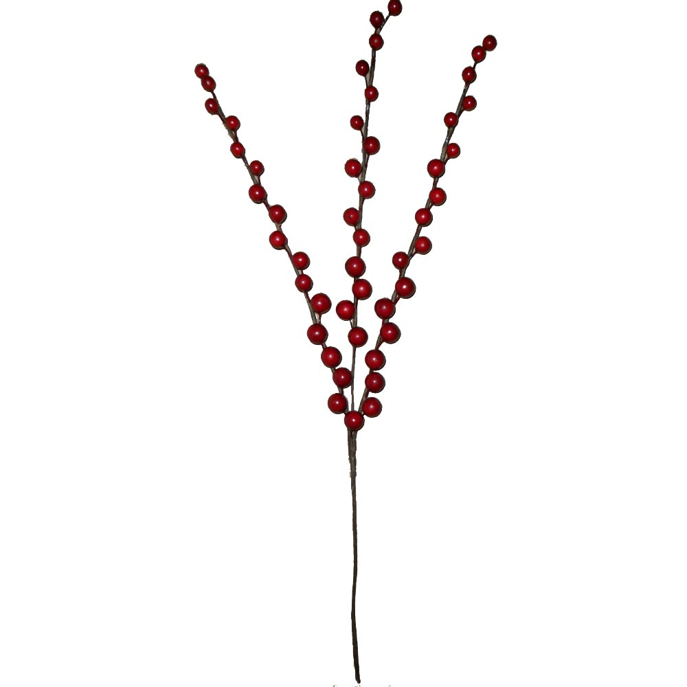 Red Outdoor Berry Christmas Spray