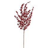 31 inch Mixed Red Gooseberry Christmas Spray