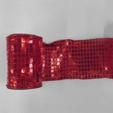 10 yard Metallic Check Christmas Ribbon: Multiple Colors