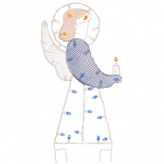 47 x 24 inch Angel Wire Silhouette: C7 Lights