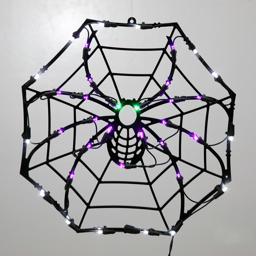 17 X 17 Inch Led Spider Web