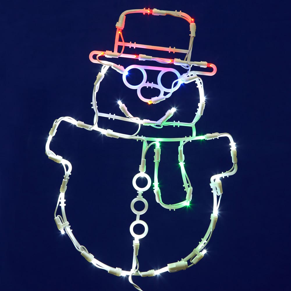 17 x inch LED Light Snowman