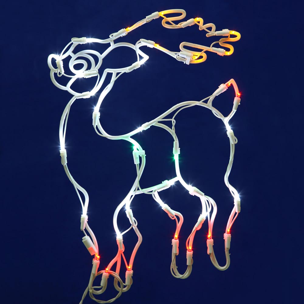 17 X 13 Inch Led Light Reindeer