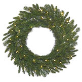 20 inch Durango Spruce Wreath: Clear LEDs