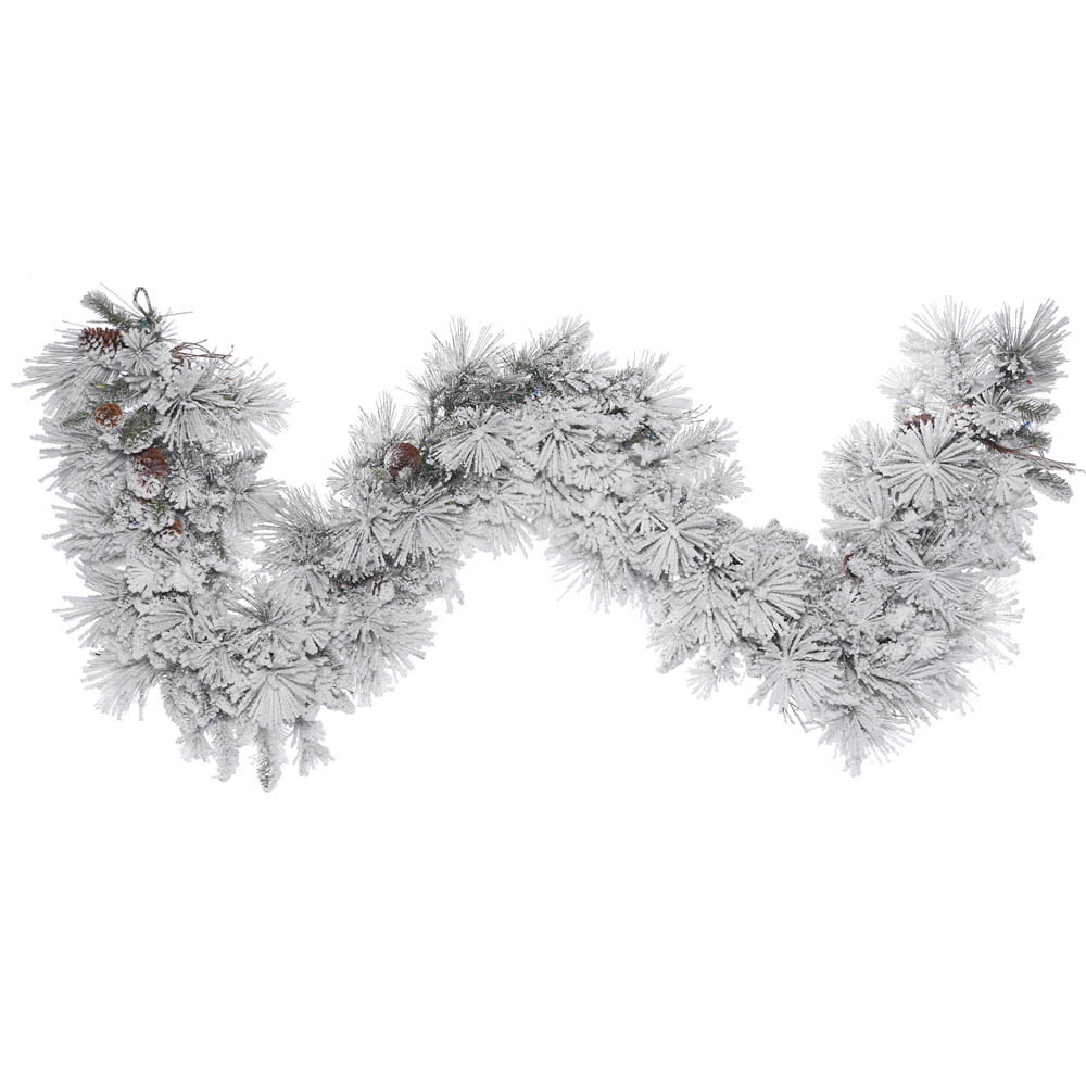Alberta Flocked Garland
