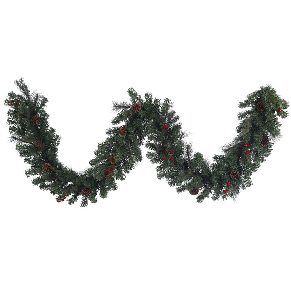 PE/PVC, Hard Needle Westley Mixed Pine Garland