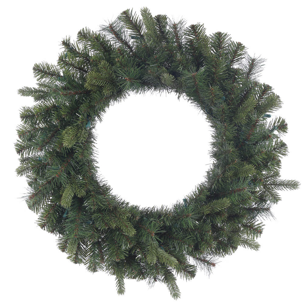 PE/PVC/Hard Needle Classic Mixed Pine Wreath