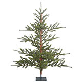 PE/PVC 5 foot Bed Rock Pine Tree: Unlit