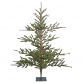 PE/PVC 5 foot Bed Rock Pine Tree: Unlit