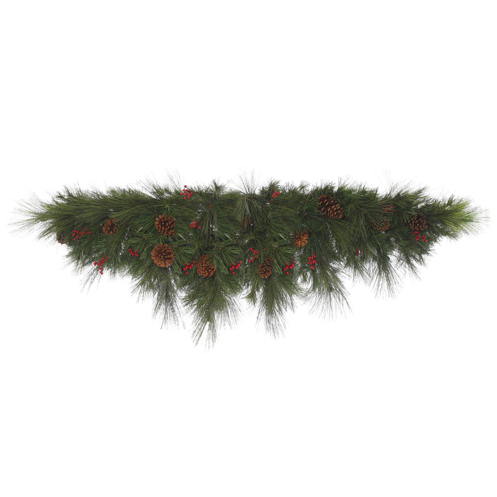 Big Cascade Pine Mantle Swag