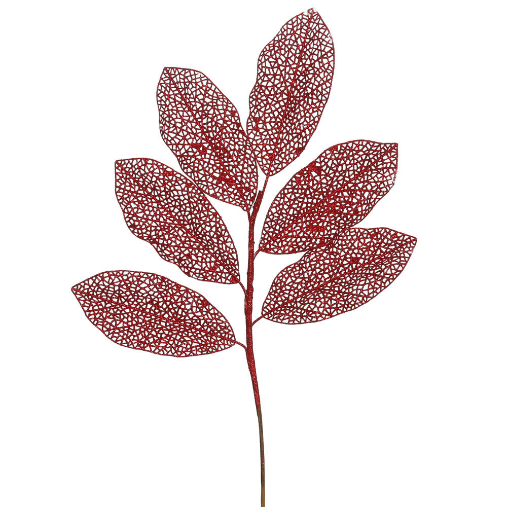 inch Glitter Magnolia Spray (Set of 12)
