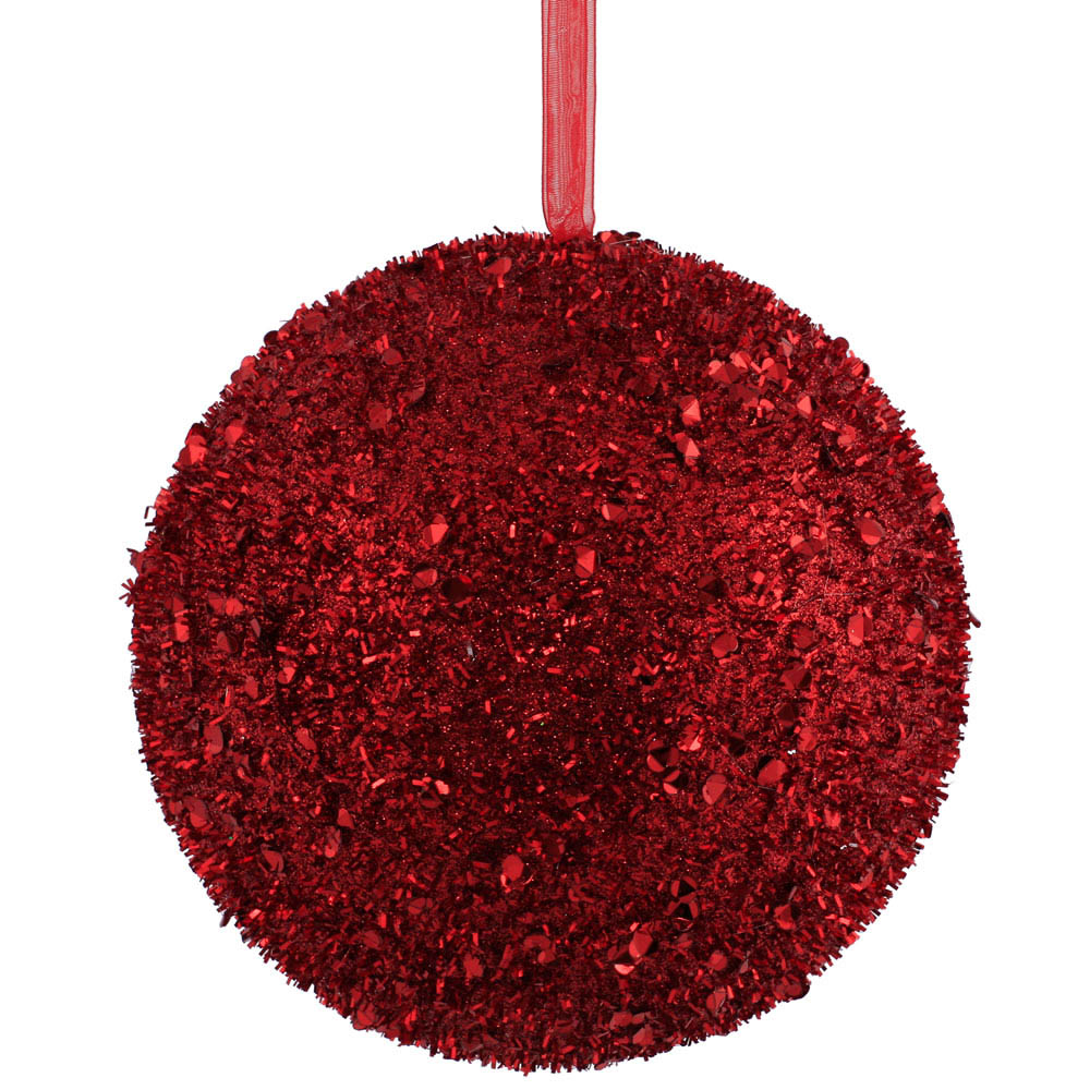 inch Sequin Glitter Ball Ornament (Set of 2)