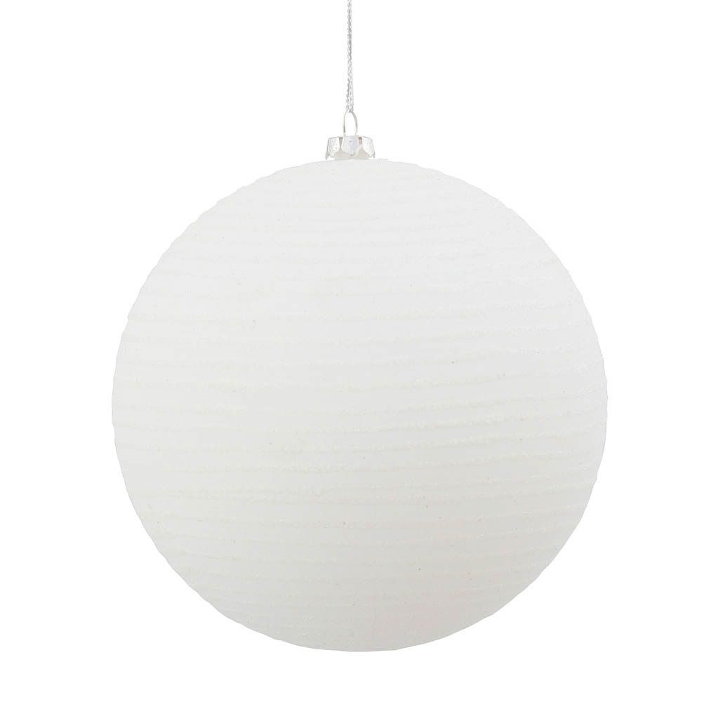 inch Matte-Glitter Ball Ornament (Set of 2)