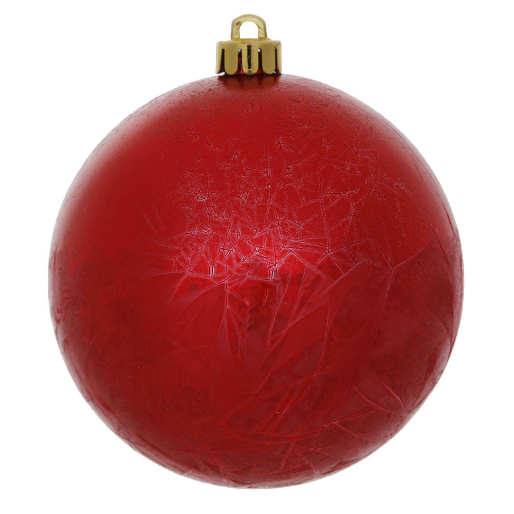 inch Shatterproof Crackle Ball Ornament