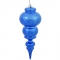 14 inch Shiny Blue UV Protected Finial Ornament