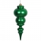 14 inch Matte Green UV Protected Finial Ornament
