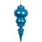 14 inch Matte Turquoise UV Protected Finial Ornament