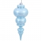 14 inch Shiny Baby Blue UV Protected Finial Ornament