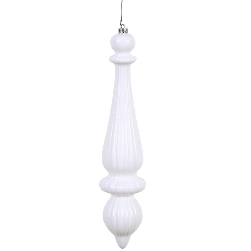 inch UV Protected Tear Drop Finial Ornament (Set of 2)