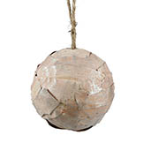 Silver Birch Ball Ornament