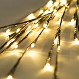 36 inch Outdoor Tall LED Twig Lights - 3 Twigs: Clear Lights