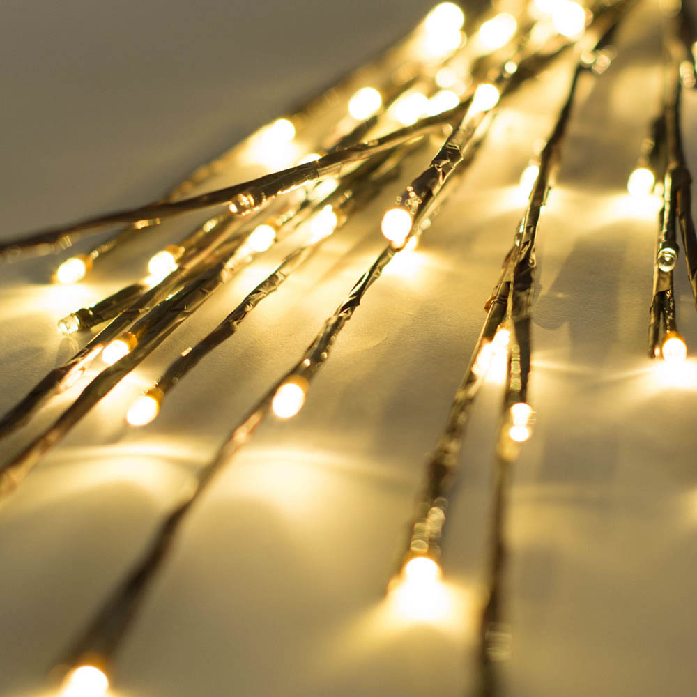 36 inch Outdoor Tall LED Twig Lights 3 Twigs Clear Lights X15B601