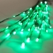 36 inch Outdoor Tall LED Twig Lights - 3 Twigs: Green Lights