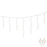 9 foot M5 Twinkle LED Icicle Lights - 3.5 inch spacing: 70 Clear Lights
