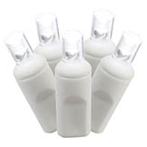 50 foot Wide Angle LED White Light Strand - 6 inch spacing: 100 Pure White Lights