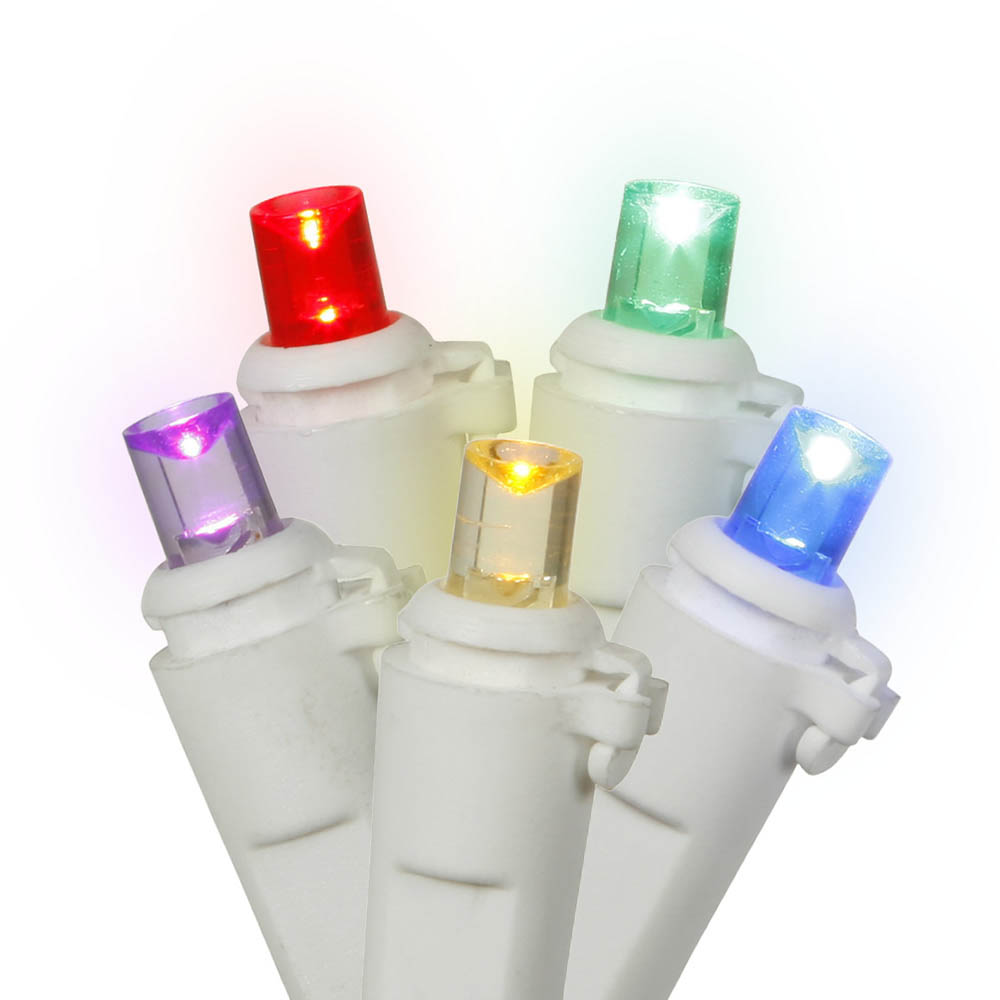 25 foot Wide Angle LED White Light Strand - inch spacing: 50 Lights