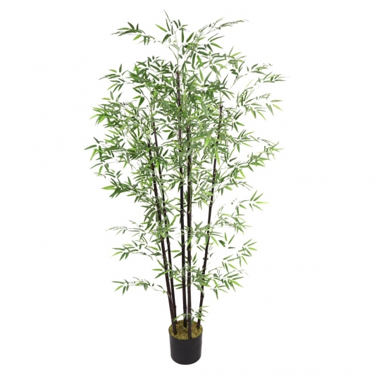 Laura Ashley Artificial Black Bamboo Tree Slim Logo Artificial Black Bamboo Tree