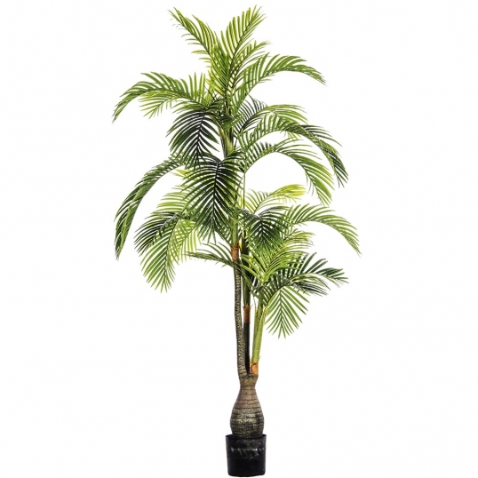 Artificial Outdoor Palm Tree: Limited UV Protection