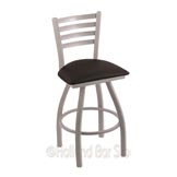 X410 36 inch Jackie Swivel Heavy Duty Stool w/ Extra Wide Cushion Seat