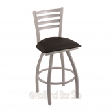 X410 36 inch Jackie Swivel Heavy Duty Stool w/ Extra Wide Cushion Seat